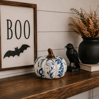 Blue & White Pumpkin | PRE-ORDER