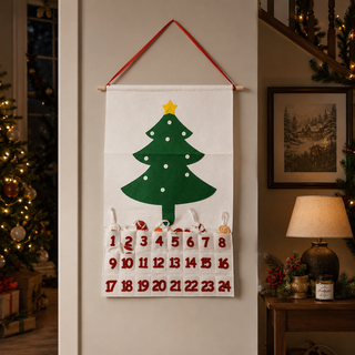 Christmas countdown tree for children
handmade Christmas countdown tree
traditional Christmas tree calendar
wall mounted Christmas tree countdown
soft Christmas tree wall decor
fabric tree holiday decoration
felt tree family Christmas activity
handmade plush ornament Advent calendar
Advent calendar with handmade ornaments
felt calendar with plush ornaments
fabric Advent calendar with ornament set
Christmas countdown with handmade ornament set
Advent calendar optional ornament set
Advent calendar with add on