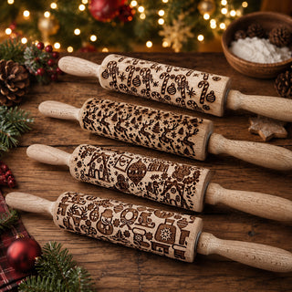 Christmas Rolling Pin Set | 10 Styles