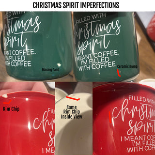 IMPERFECT Christmas Mugs
