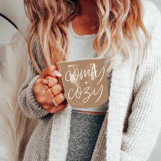 Neutral Fall Coffee Bar decorative Mugs, Fall Mug Decoration