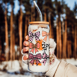 Feminine halloween decor
Romantic fall drinkware
Soft girl autumn tumbler
Bow aesthetic fall decor
Coquette kitchen accessories