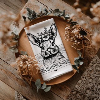 Hanging loop bunny kitchen towel vintage botanical spring
Lint free flour sack bunny dish towel farmhouse Easter
Durable cotton bunny kitchen towel vintage rustic botanical
Premium flour sack bunny towel black white farmhouse