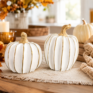 Gold White Pumpkin