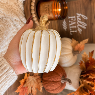 Gold White Pumpkin