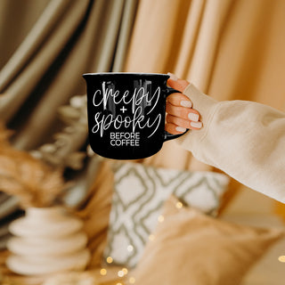 Halloween coffee collection
Spooky season mugs
Creepy coffee set
Halloween drinkware series