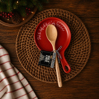 Christmas kitchen decor spoon rest - red mini frying pan style
Christmas host gift
Winter kitchen decor
Free shipping over 75
Holiday gifts under 50