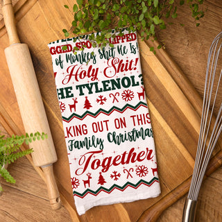 different christmas kitchen towels funny sayings
holiday decor ideas with humor kitchen towel
best funny christmas kitchen towels for gifts