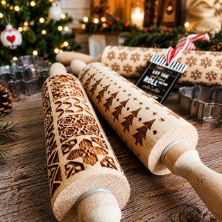 Christmas Rolling Pin Set | 10 Styles