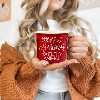holiday coffee mug for someone who loves Christmas
Christmas gift for people who quote movies
festive ceramic cup for holiday traditions
funny Christmas mug for coworkers