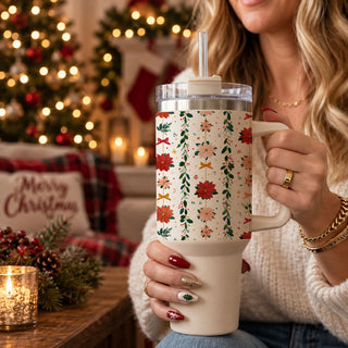 Christmas flower tumbler with handle
festive floral Christmas cup
botanical Christmas cup with handle
floral Christmas drinkware gift
Christmas gift for floral decor lover
Christmas gift for flower lover
Christmas gift for botanical decor lover
Christmas gift for women floral tumbler
Christmas tumbler gift for mom
floral Christmas gift for mom
Christmas tumbler gift for wife
floral Christmas gift for sister
teacher Christmas gift tumbler
coworker floral Christmas tumbler
Secret Santa floral tumbler gift