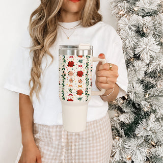 holiday floral artwork tumbler
floral Christmas lifestyle photography
botanical holiday lifestyle image
poinsettia Christmas tumbler lifestyle photo
woman holding floral Christmas tumbler
woman holding botanical holiday tumbler
floral Christmas tumbler in cozy living room
poinsettia tumbler beside Christmas tree
botanical Christmas tumbler with wreath background
floral Christmas tumbler styled with holiday greenery
holiday flower tumbler in festive home
pink floral Christmas tumbler in cozy decor