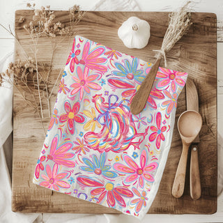 Boho floral chicken kitchen towel colorful pink yellow blue
Whimsical chicken kitchen towel bohemian farmhouse Easter
Colorful chicken dish towel boho floral spring design
Hand drawn chicken kitchen towel artistic boho farmhouse