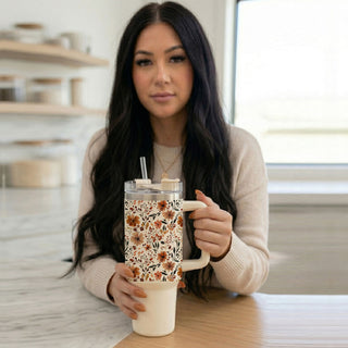 oversized floral tumbler aesthetic
minimal botanical autumn tumbler
cute boho pumpkin spice cup
warm neutral flower travel cup
fall floral tumbler for iced coffee
cozy autumn wildflower tumbler
neutral farmhouse floral drinkware
cute floral tumbler for teachers
trendy cozy season tumbler cup