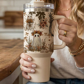 Bohemian floral cottagecore Halloween tumbler design
ghost tumbler for cozy home aesthetic
cozy ghost tumbler for pumpkin spice lovers
cute spooky coffee cup with handle
Autumn ghost tumbler with flowers and pumpkins
Cottagecore spooky tumbler with sunflower details
Boho chic Halloween tumbler with floral ghosts
Fall floral tumbler with ghost and pumpkin artwork
