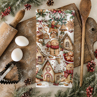cozy gingerbread Christmas kitchen towel decor
farmhouse Christmas kitchen towel gingerbread houses
holiday baking towel with cookie village design
Christmas kitchen towel for baking lovers gift
vintage style gingerbread Christmas tea towel
high quality Christmas kitchen towel cotton
washable holiday baking kitchen towel
practical Christmas decor kitchen towel
kitchen towel for holiday baking messes
Christmas towel both decorative and functional
