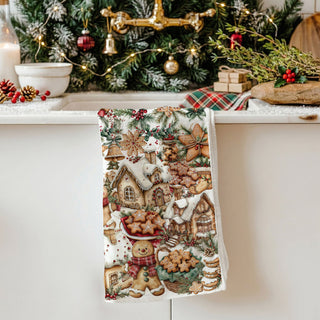 Christmas gift for baking mom kitchen towel
holiday gift for cookie baker kitchen decor
thoughtful Christmas kitchen gift towel
baking themed Christmas present dish towel
holiday gift idea for home baker towel