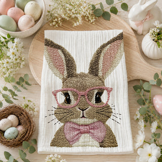 Cute Easter rabbit kitchen accessory
Spring bunny decorative dish towel
Easter bunny decorative tea towel
Cute bunny towel for Easter kitchen styling
Pastel bunny kitchen towel for Easter
Pastel rabbit tea towel for spring
Blue bunny kitchen towel for Easter decor
Pink bunny kitchen towel for Easter decor
Blue and pink rabbit kitchen towel
Pastel blue and pink Easter bunny towel
Cute spring bunny towel with pastel accents
Easter bunny towel with blue glasses
Easter bunny towel with pink glasses