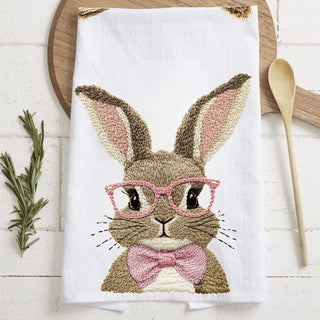 premium cotton towel farmhouse style
decorative easter hand towel
limited edition easter towel wholesale
boutique easter towel for retailers
farmhouse kitchen easter bunny towel
pink and blue bunny towel gift idea
easter kitchen decor for spring 2026