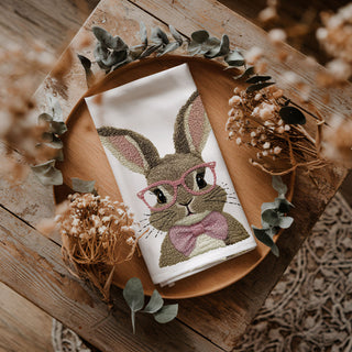 Upscale 3D bunny kitchen towel embroidery Easter
Chic embroidered bunny towel blue pink farmhouse
Designer 3D bunny embroidery kitchen towel spring
Boutique embroidered bunny dish towel Easter glasses