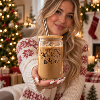 Grinch Face Set 17oz