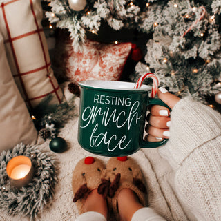 Christmas present for grinch lovers
funny winter gift idea
cozy Christmas gift basket mug
Christmas morning gift idea
holiday hostess gift coffee cup
cute Christmas mug stocking filler
small Christmas gift idea
festive drinkware with holiday decorations