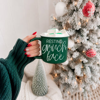 Christmas coffee cup gift set ideas
unique holiday drinkware
Christmas mugs everyone loves
funny seasonal coffee cups
Christmas novelty mug gift
holiday mug shop online
green ceramic Christmas coffee mug with funny resting grinch face saying