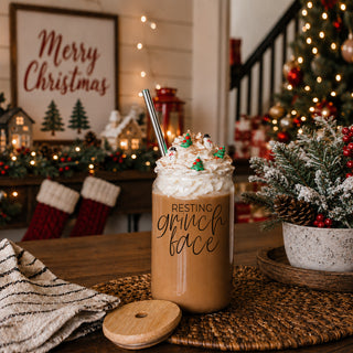 Grinch Face Set 17oz