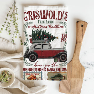 funny vintage christmas movie style dish towel
retro holiday film aesthetic kitchen towel
iconic holiday comedy inspired kitchen decor
throwback christmas movie themed towel gift
holiday movie nostalgia kitchen towel decor