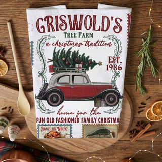 kitchen gift for someone who loves christmas movies
affordable funny christmas gift kitchen accessory
unique hostess present holiday themed dish towel
christmas kitchen decor gift for holiday lovers