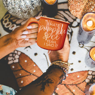 autumn coffee mug for people who don’t like pumpkin spice
psl hater coffee mug for office desk
funny fall gift mug for coworker
orange ceramic mug with sarcastic fall saying