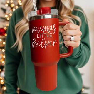Christmas chaos mom tumbler - mamas little helper holiday drinkware
Holiday stress mom tumbler 40oz - mamas little helper Christmas
Christmas reality check tumbler - mamas little helper 40oz mom
Holiday drink tumbler for moms 
Christmas beverage accessories - mamas 40oz mom tumbler
Wholesale Mama’s little helper