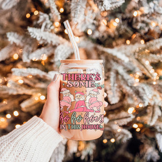 twerking Santa Christmas cup
funny Santa glass tumbler with lid
Christmas iced coffee cup with pink Santa
17oz holiday glass tumbler
17oz funny Christmas coffee cup
Christmas cup with bamboo lid and metal straw