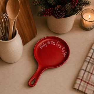 Christmas spoon rest red - Holiday kitchen decor gifts - Festive cooking accessories for holiday baking
Christmas decor bundle
Holiday party host gift
Christmas entertainer present
Holiday cooking queen gift
Christmas kitchen boss
