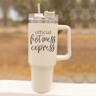Official hot mess express tumblers