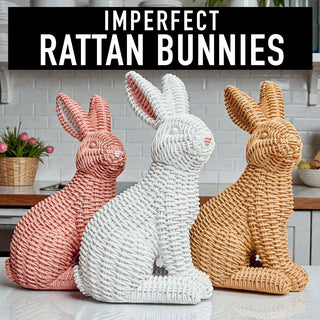 Imperfect Rattan Bunny