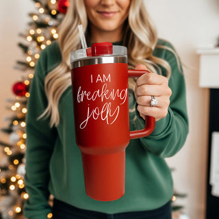 TikTok famous holiday tumbler - I am freaking jolly red green
High quality Christmas tumbler - I am freaking jolly 40oz red green
Premium holiday tumbler - I am freaking jolly Christmas 40oz
Christmas tumbler set red and green - I am freaking jolly 40oz