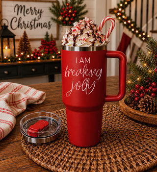 Wholesale Christmas tumbler set red and green - I am freaking jolly 40oz
Festive Christmas tumblers - I am freaking jolly holiday gift
Holiday drinkware red green - I am freaking jolly 40oz in bulk
Wholesale Christmas stocking stuffer tumbler - I am freaking jolly 40oz
Holiday gift exchange tumbler red green - I am freaking jolly
Red 40oz tumbler