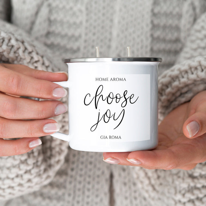 Choose Joy Mug Candle Soy