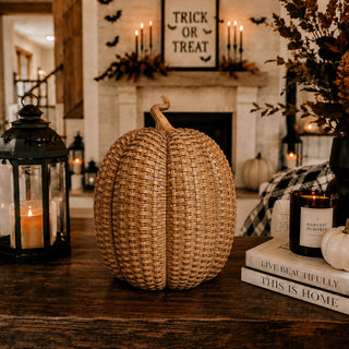 Year-round pumpkin decor
textured resin pumpkins rattan basketweave style fall decor 3 sizes neutral autumn centerpiece wicker look natural
coastal fall decor resin pumpkins rattan basketweave style neutral autumn centerpiece 3 sizes wicker texture
Large medium small resin pumpkins rattan basketweave texture fall decor autumn table centerpiece wicker style