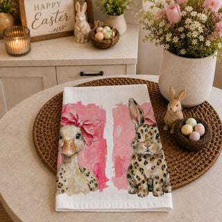 Easter party kitchen towel
spring party decor towel
Easter Sunday kitchen towel
Easter dinner kitchen towel
spring celebration tea towel
Easter morning kitchen decor
Easter gift for stylish woman
spring gift for trendy woman
Easter gift for fashion lover
leopard lover spring gift
pink bow lover Easter gift
coquette gift for Easter
girly Easter gift
fun Easter gift for women
quirky spring gift for her
playful Easter hostess gift
stylish spring hostess gift
unique bunny gift for women
unique goose gift for wo