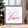 The true spirit of Christmas Quotes, Family Christmas Sign Decorations