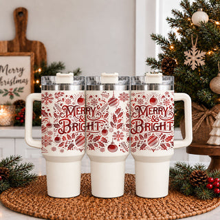 40oz Christmas tumbler lid and handle
large handled Christmas tumbler product detail
Christmas gifts for women
Christmas gifts for moms
Merry & Bright Christmas decor
Holiday drinkware
40 oz Christmas tumblers
Red Christmas kitchen decor
Vintage Christmas lovers
Farmhouse Christmas decor
Christmas hostess gifts
Secret Santa gifts
Teacher and coworker Christmas gifts
Festive winter drinkware
Holiday coffee and water tumblers
Merry & Bright 40oz Christmas Tumbler | Red Holiday Tumbler with Handle | Christmas 