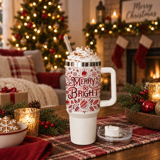 nostalgic Christmas kitchen gift
festive holiday kitchen accessory
red Christmas aesthetic tumbler
vintage Christmas aesthetic tumbler
traditional Christmas aesthetic drinkware
retro holiday aesthetic cup
classic holiday tumbler for women
elegant red Christmas tumbler
stylish Christmas tumbler with handle
trendy vintage Christmas tumbler
Christmas tumbler lifestyle photo
red Christmas tumbler lifestyle image
Merry and Bright tumbler lifestyle photo
vintage ornament tumbler in Christmas home