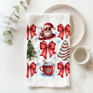 christmas towel for stocking stuffer kitchen accessory
holiday dish towel for gift baskets and hostess presents
kitchen towel christmas themed gift for holiday lovers
festive christmas towel for practical and decorative gift
christmas kitchen accessory gift idea festive towel