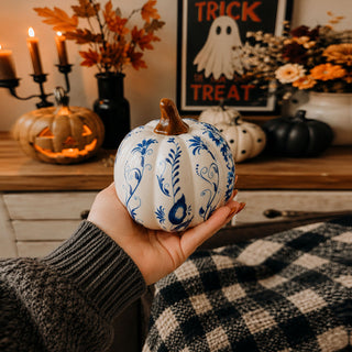 Blue & White Pumpkin | PRE-ORDER