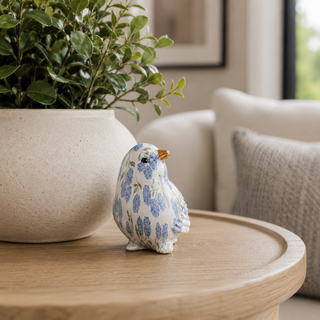 Blue Hydrangea Birds