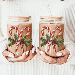 Candy Cane Holly 17oz