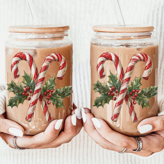 Candy Cane Holly 17oz