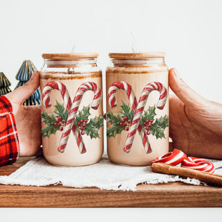 Candy Cane Holly 17oz